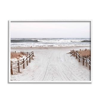 Stupell Home Decor Beach Waves Framed Wall Art
