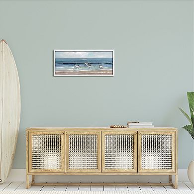 Stupell Home Decor Beach Sandpipers Birds Framed Wall Art