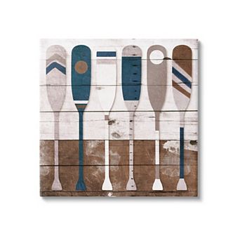 Stupell Home Decor Ocean Paddle Ores Canvas Wall Art