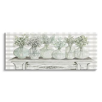 Stupell Home Decor Country Home Plants Canvas Wall Art