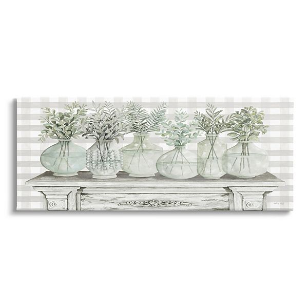 Stupell Home Decor Country Home Plants Canvas Wall Art