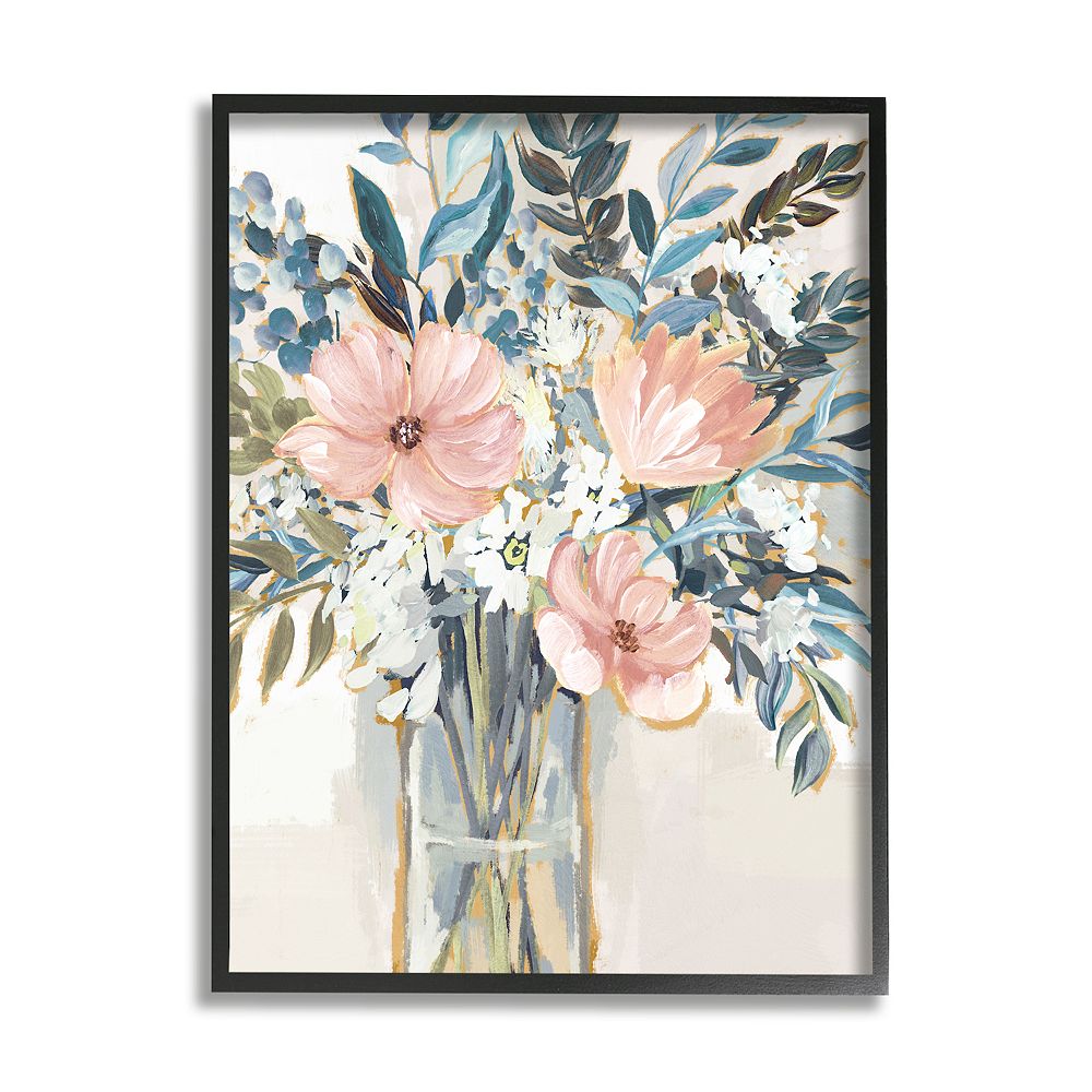 Stupell Home Decor Beautiful Floral Framed Wall Art
