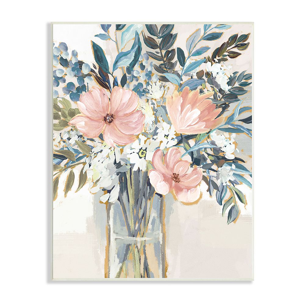 Stupell Home Decor Beautiful Flower Plaque Wall Art