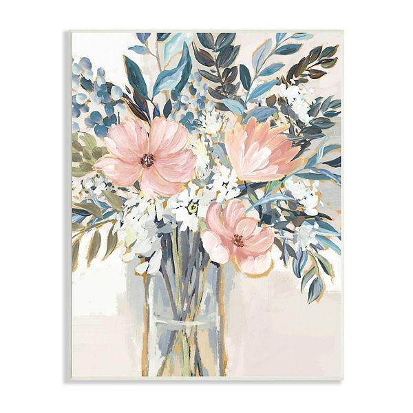 Stupell Home Decor Beautiful Flower Plaque Wall Art