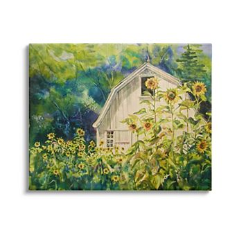 Stupell Home Decor Peaceful Sunflower Field Wall Art