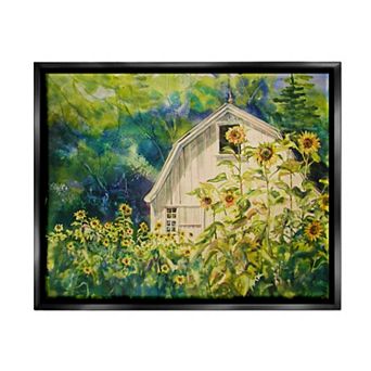 Stupell Home Decor Peaceful Sunflower Field Framed Wall Art