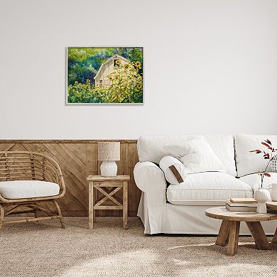 Stupell Home Decor Countryside Peaceful Sunflower Framed Wall Art