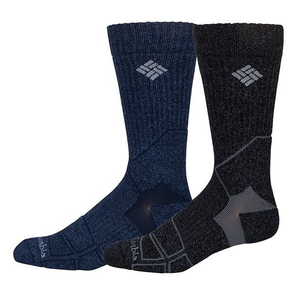 Men's Columbia Hike 2-Pack Medium Weight Crew Socks