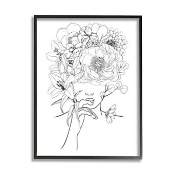 Stupell Home Decor Floral Bouquet Framed Wall Art