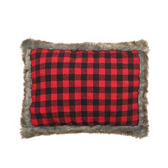 C&F Home Buffalo Check Christmas Throw Pillow