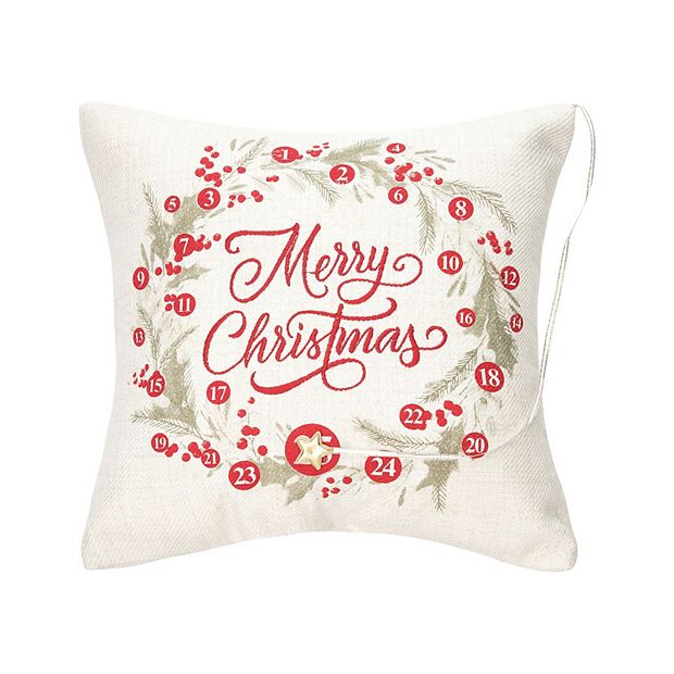 Kohls christmas throw discount pillows