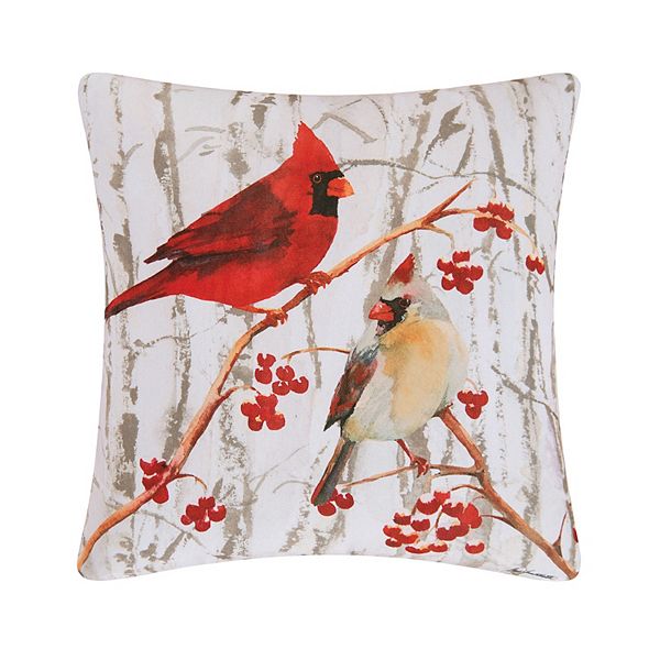 C&F Home Cardinal Pair Winter Throw Pillow