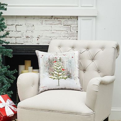 C&F Home Believe Christmas Tree Throw Pillow