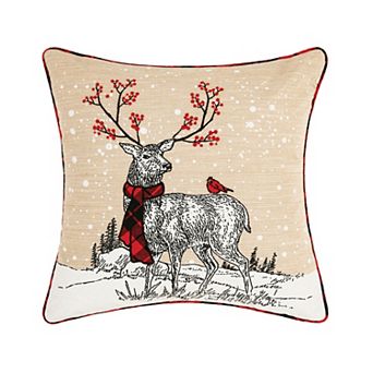 C&F Home Deer Christmas Throw Pillow