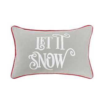 C&F Home Let It Snow Christmas Lumbar Throw Pillow