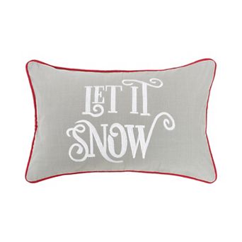C&F Home Let It Snow Christmas Lumbar Throw Pillow