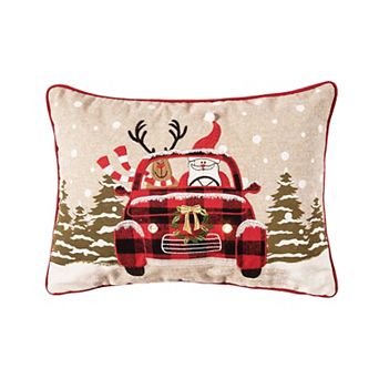C&F Home Road Trip Friends LED Christmas Throw Pillow