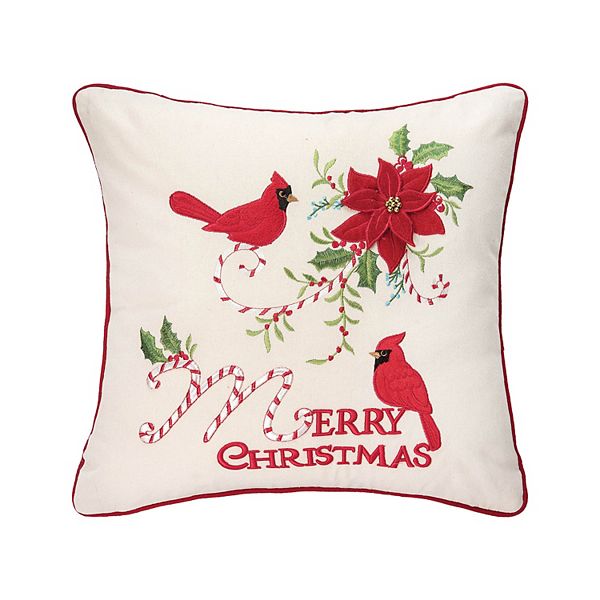 C&f Home 8 X 8 Be Jolly Cardinal Petite Size Printed Christmas