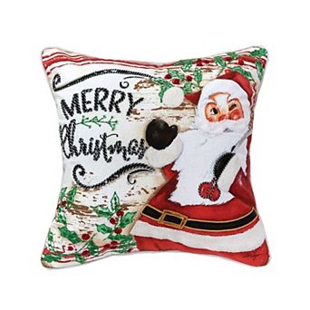 C&F Home Merry Christmas Santa Throw Pillow