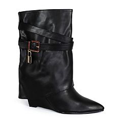 Kohls wedge hot sale ankle boots