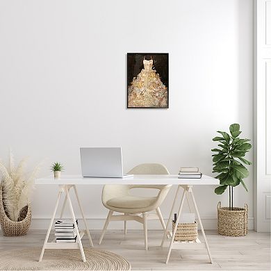 Stupell Home Decor Evening Gown Collage Butterflies Framed Wall Art