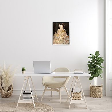 Stupell Home Decor Evening Gown Dress Butterflies Framed Wall Art