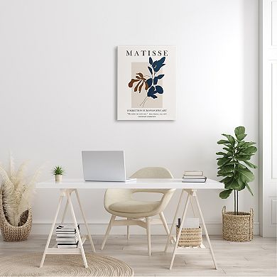 Stupell Home Decor Botanicals Leaf Silhouettes Matisse Canvas Wall Art