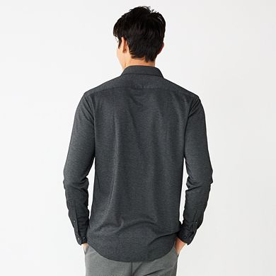 Men's Apt. 9® Slim-Fit Knit Spread Collar Dress Shirt