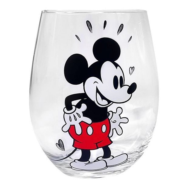 Mickey And Minnie 20 Ounce Stemless Wine Glass