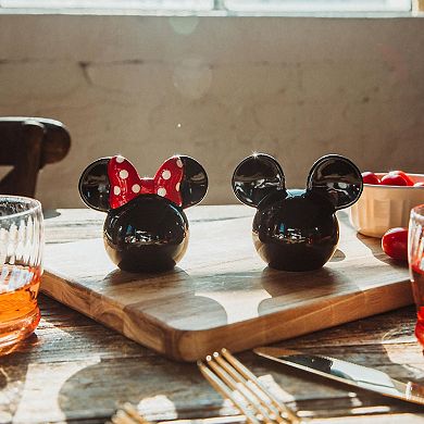 Disney Mickey & Minnie Ceramic Salt & Pepper Shakers