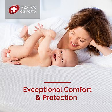 Swiss Comforts Embossed Tencel Mattress Protector