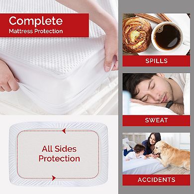 Swiss Comforts Embossed Tencel Mattress Protector