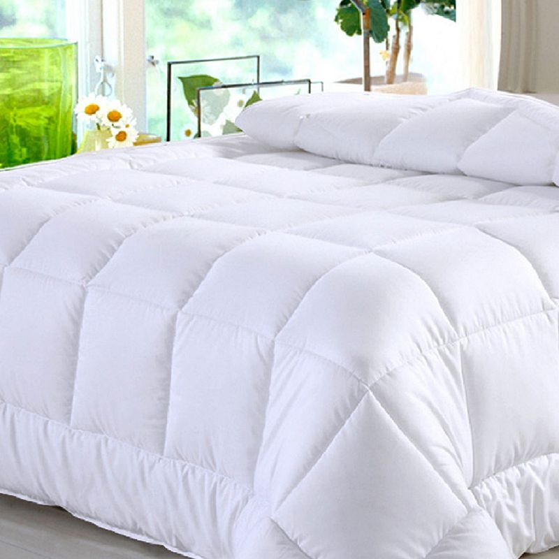 56142269 Swiss Comforts Luxurious Comforter, White, Twin sku 56142269