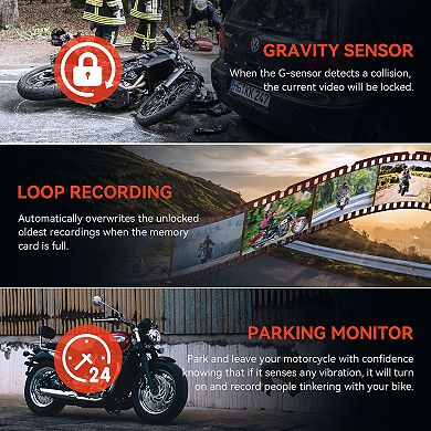Rexing MTC1 Motorcycle Dash Cam