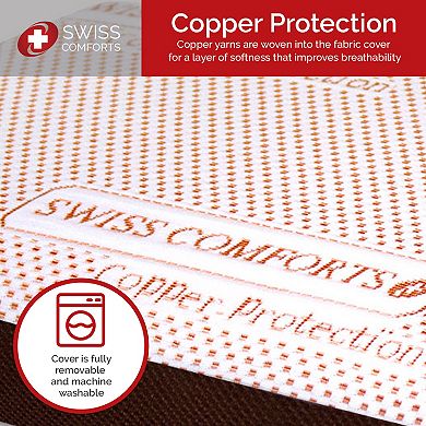 Swiss Comforts Copper Memory Foam Pillow