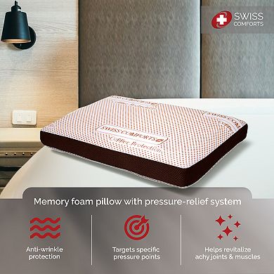 Swiss Comforts Copper Memory Foam Pillow