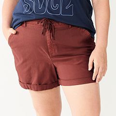 Baleaf Women's Cotton Shorts Burgundy Size Large Red - $15 - From Rosalinda