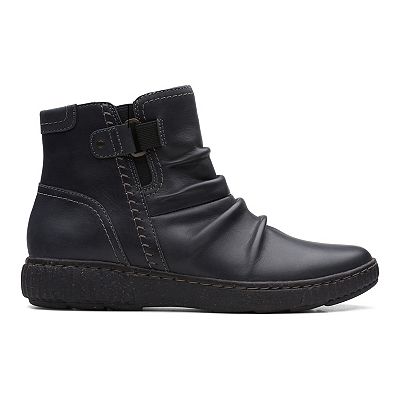 Clarks ruched ankle boots online