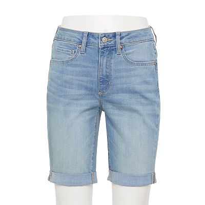 Women s Sonoma Goods For Life 9 Denim Bermuda Shorts