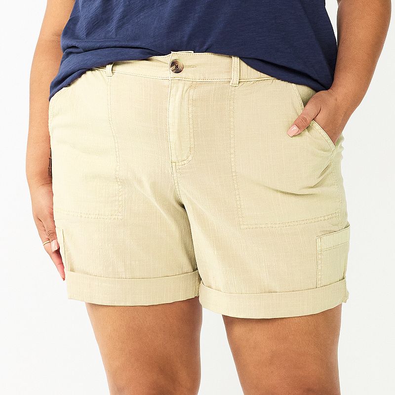 Womens cargo outlet shorts at kohl's