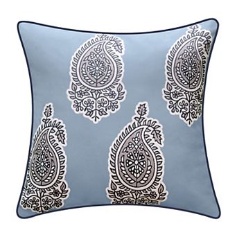 Edie@Home Indoor Outdoor Reversible Jaipur Print Throw Pillow