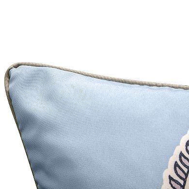 Edie@Home Indoor Outdoor Reversible Jaipur Print Throw Pillow