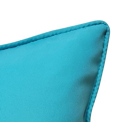Edie@Home Indoor Outdoor Embroidered Starfish Throw Pillow