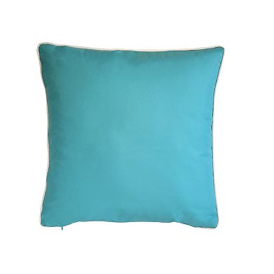 Edie@Home Indoor Outdoor Oversized Embroidered Quartrefoil Throw Pillow