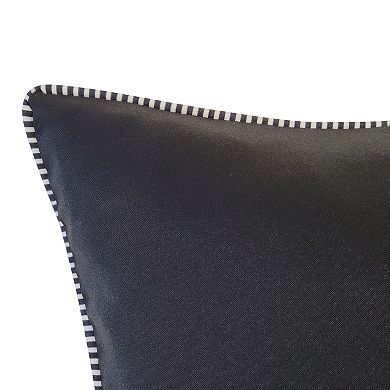 Edie@Home Indoor & Outdoor Dimensional Topiary with Embroidered Pots Throw Pillow