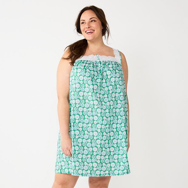 Kohl's croft and discount barrow plus size nightgowns