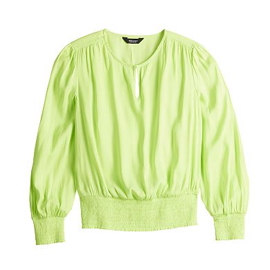 Women's Simply Vera Vera Wang Banded Bottom Blouse