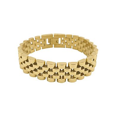 Adornia 14k Gold Plated Watch Band Bracelet