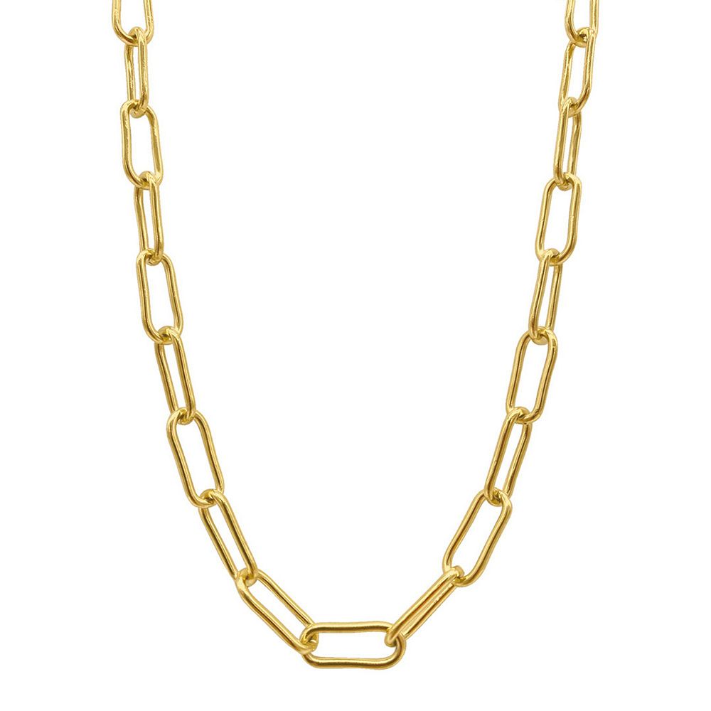 Vivian 14K Gold Plated Chunky Chain Necklace main image 0