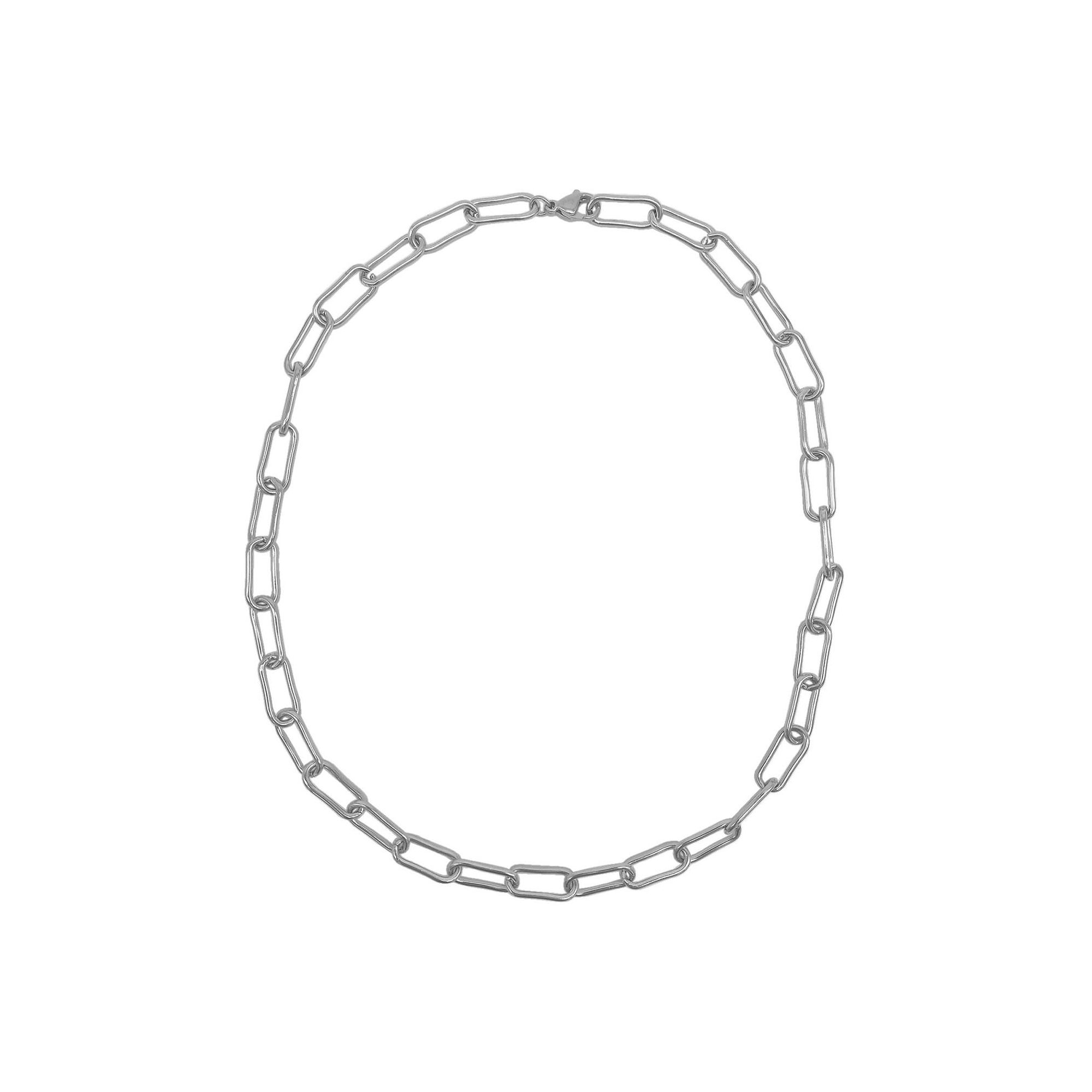Adornia 14k Gold Plated Chunky Paper Clip Chain Necklace, Womens, Size: 1